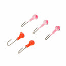 45Pcs Plastic Fishing Lures Set Mixed Soft Bait Holder Jig Assorted Hooks  HLV