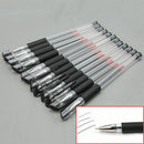 12Pcs Black Gel Ink Rollerball Ballpoint Pen Stationery 0.5mm Gift for St HER