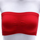Ladies' basic stretch layer strapless seamless short-sleeved bra sleeves br