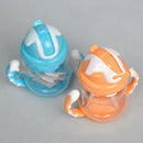 320ml Baby Bottle Kids Cup Silicone Children Training Cups Cute Baby Drinki I6A4