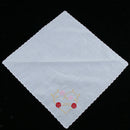Cotton Floral Embroidered Handkerchiefs Set of 3