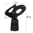 Microphone Clip Holder Black for Stands Desk, Mic Accessory
