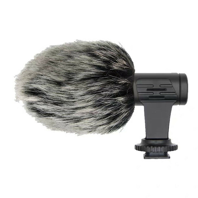 Vlogging Video Camera 3.5mm Microphone Directional Mic Stereo Smartphone Mic