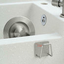 Kitchen Sink Drying Rack Sponge Storage Shelf Toilet Bathroom Soap Holder Hooks