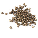 100x Bronze Jingle Bells Pendant Charms Findings Wind Chime for Crafts 8mm