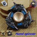 HOT Stress Relief Tri Metal Alloy Gyro Finger Tip Hand Spinner Desk Fidget Toys
