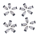 5pcs  PC4-M5 straight tube quick release fitting connector