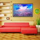 5D DIY Full Drill Diamond Painting Pink Landscape Cross Stitch Embroidery