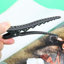 6pcs Black Hairdressing Sectioning Hair Clips Hairpins Salon Styling Grip Clamp