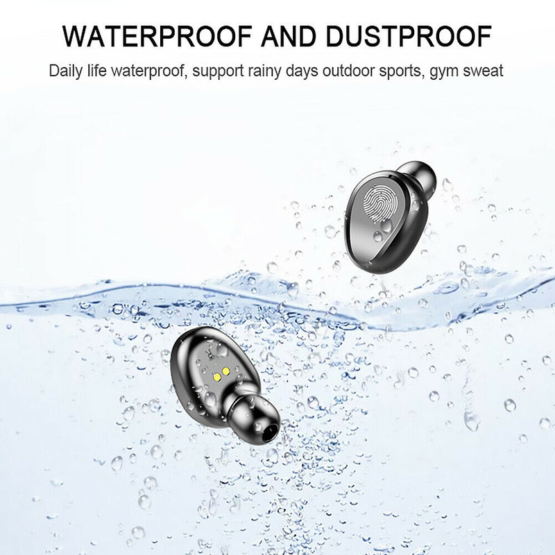 F9 TWS Wireless LED Display Headset Bluetooth Touch Headphone w/Charge Box A