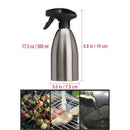 Olive Oil Sprayer Vinegar Sprayer Dispenser Stainless Steel Bottle-perfect  O2N1