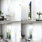 2pcs Patio Door White Chiffon Sheer Curtain Bedroom