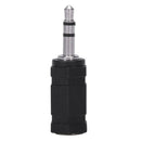 2.5mm Stereo Female to 3.5mm Stereo Male Plug Jack Audio Adapter, Black