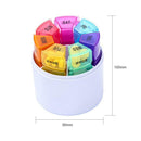 7 Days 28 Grids Colorful Kit Pill Storage Box Medicine Box Tablet Organizer