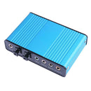 External USB Sound Card Channel 5.1 7.1 Optical Audio Card Adapter for PC