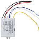 2 Port ON/OFF 220V Lamp Light Digital Wireless Wall Remote Control Switch R