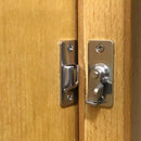 90 Degree Hasp Latch Lock Stainless Steel Windows Doors Anti-Theft Clasp