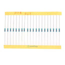 600pcs 30 Kinds Each Value Metal Film Resistor Pack 1/4W 1% Resistor Kit SN9F