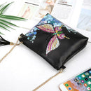 DIY Butterfly Special Shaped Diamond Painting Leather Chain Shoulder Bags