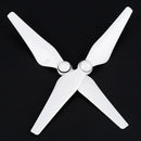 2 Pairs 9450 Self-locking CW CCW Prop Propeller for DJI Phantom 4 Vision White