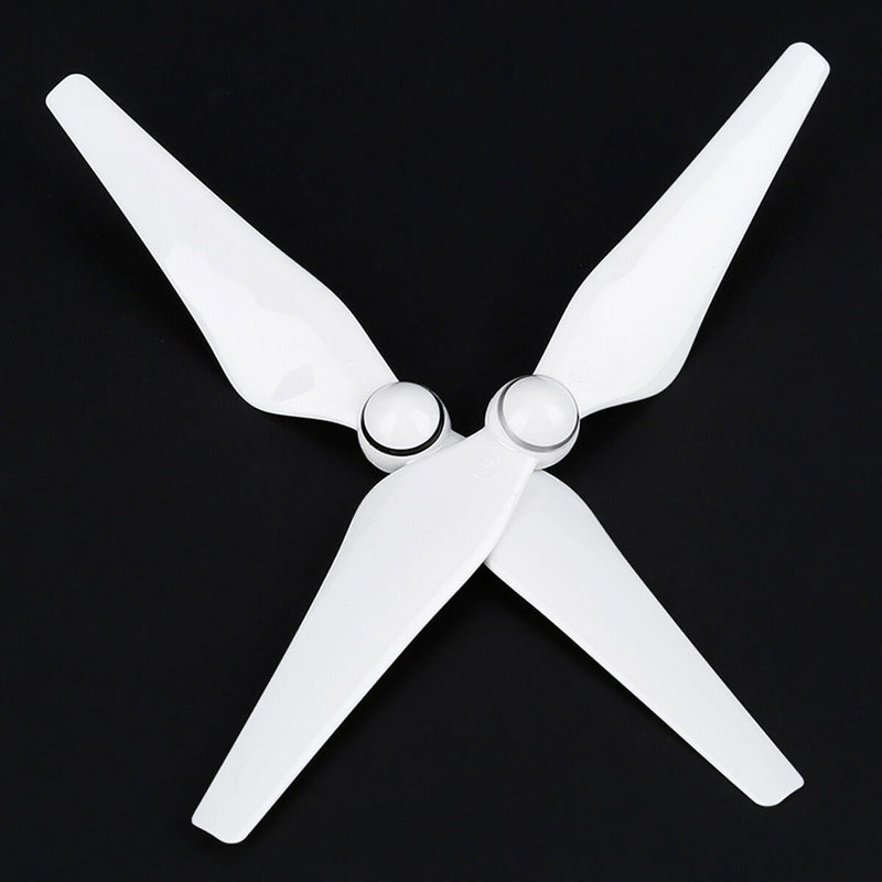 2 Pairs 9450 Self-locking CW CCW Prop Propeller for DJI Phantom 4 Vision White