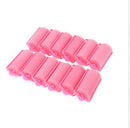 12Pcs/bag Magic Sponge Foam Cushion Hair Styling Rollers Curlers Twist Tool TO