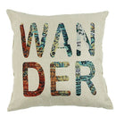 Christmas Decorative Cushion English Words Letters Cotton Linen Pillow Thro