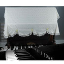 Dustproof Upright Piano Cover Piano Dust Cover Lace Dust Cover Piano Cloth