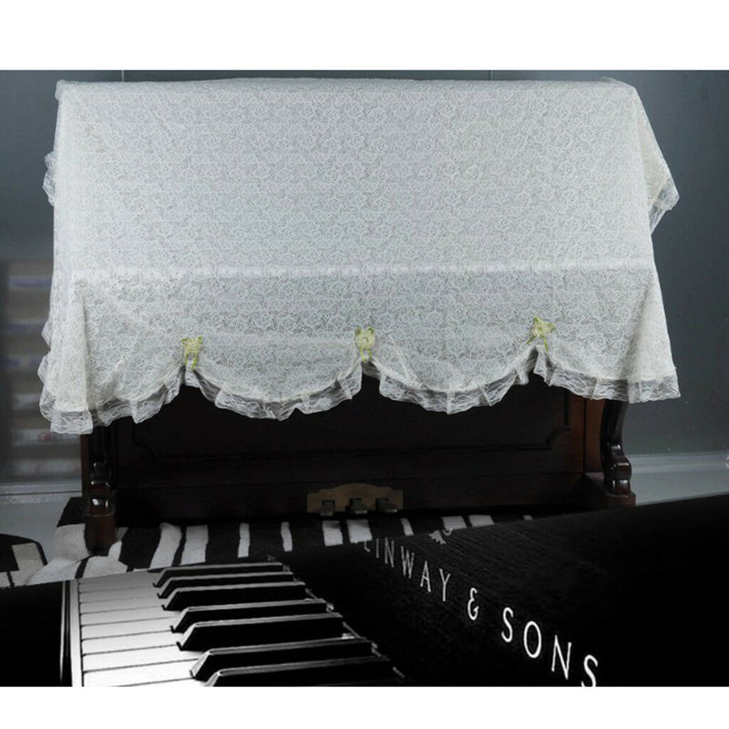 Dustproof Upright Piano Cover Piano Dust Cover Lace Dust Cover Piano Cloth