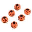 120Pcs Basketball Decorative Loose Bead for Necklace Bracelet Jewelry Making