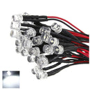 20CM 12V Wired For Light Emitting Diode Wiring LED Lot Size: 5mm Flat Top C I8R9