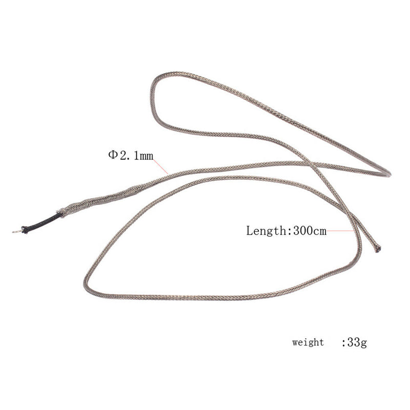1x Braided Shielded Single Conductor Guitar Circuit Wire Hookup Wire 22 AWG