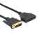 12" DVI 24+1 Male to 2x HDMI Female Splitter Cable for Monitor HDTV