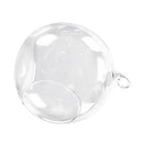 Hanging Glass Flower Vase Bottle Hydroponic Terrarium Container Decor - 8cm U8I9