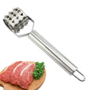 Meat Tenderizer StainlessSteel Hammer Beater Mallet Heavy Duty Teeth Steak Tool