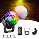 5W Stage Lights 4 Colour RGB Sound Activated Disco Ball Strobe DJ for Party