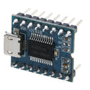 BY8301-16P SSOP2 MP3 aduio serial voice SPI FLASH module`3W amplifier micro USB`