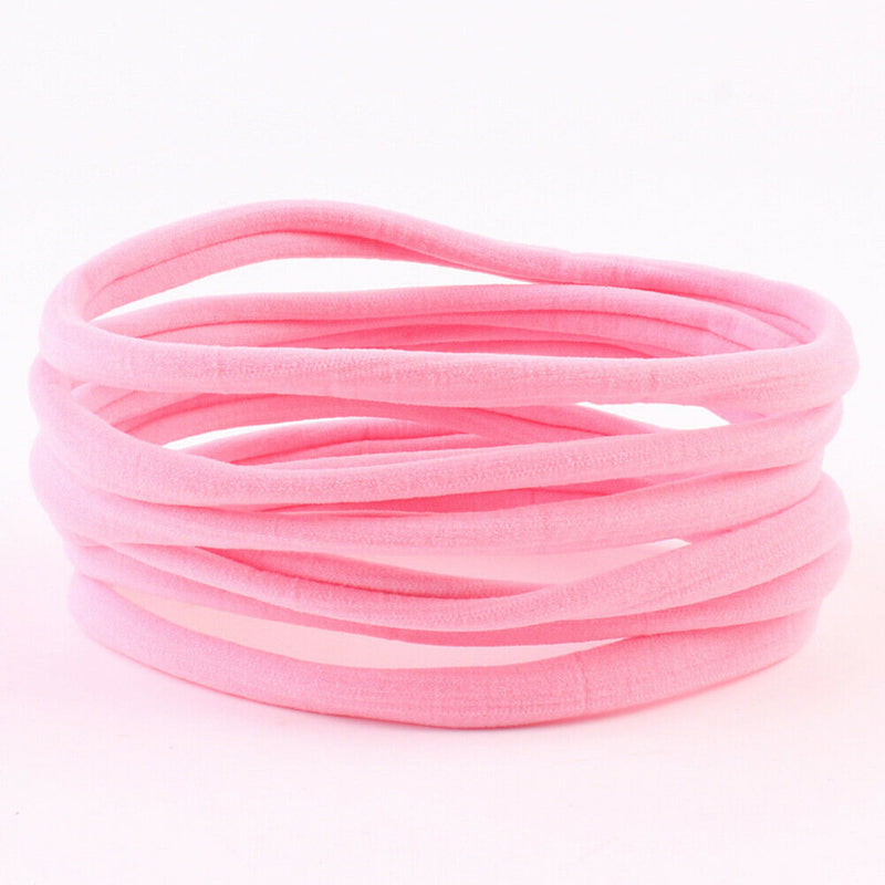 10pcs Baby Infant Soft Cotton Headband Stretchable Head Wear Hair Bands