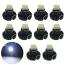 10X T3 Wedge 1 SMD 1210 LED Car Bulbs HVAC Climate Control Lights Super White BX