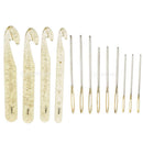 12/15/18/20mm Craft Crochet Hook Knitting Needles&9x Large Eye Sewing Needle