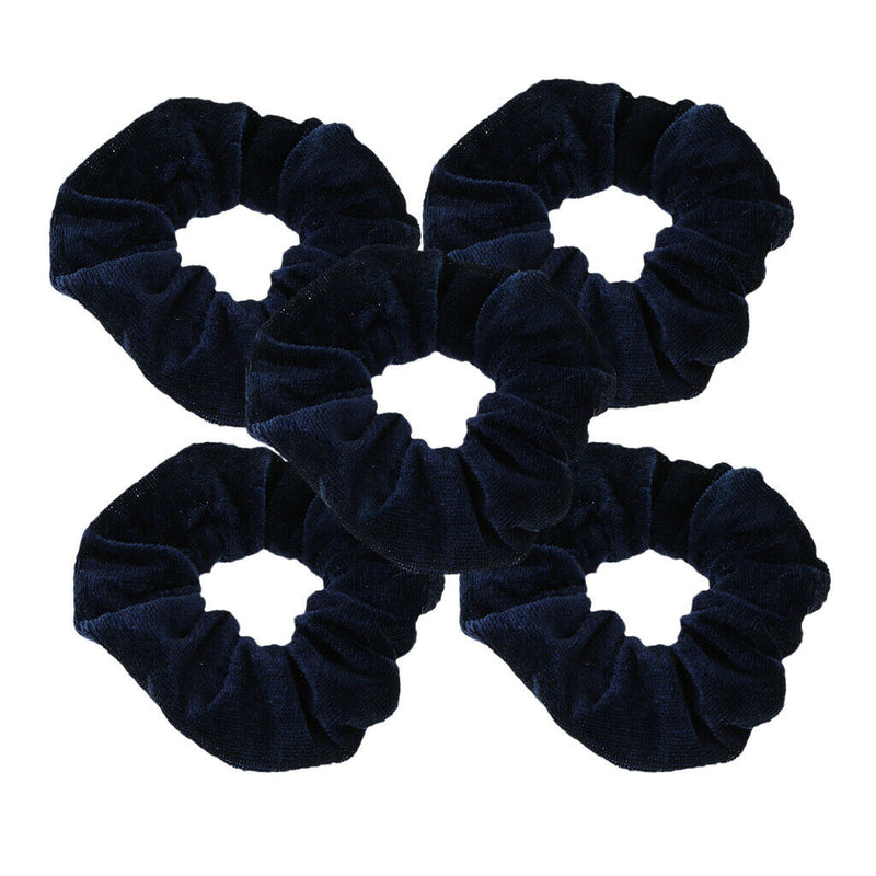 20 Pieces Womens Soft Velvet Elastic Scrunchies Bobble Hair Ropes for Girls