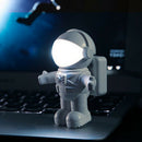 Cool Astronaut Spaceman Style Adjustable USB LED Night Light Desk Lamp for PC