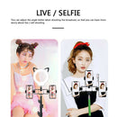 Plastic Mobile Phone Expansion Stand Clip 1/4 Multifunction for Live Broadcast