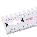Rectangle Quilting Ruler Templates Metric Sewing Ruler For Crafts 20cm Long