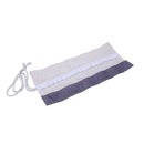 36 Holes Roll Up Pencil Case Canvas Wrap Pen Bag Storage Holder, gray
