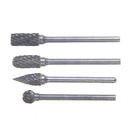 10pcs/set Steel Solid Carbide Burrs Kit Grinding Head For Rotary Tool Drill Bit-
