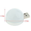 USB LED Rounded Night Lamp for Bedroom Table Tent Reading Warm Color