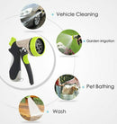 Garden Hose Nozzle Spray Nozzle Heavy Duty Metal Water Hose Nozzle, 8 Adjus