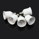 New 5pcs Set E12 to E27 Adapter Converts Chandelier LED Bulb Lamp Light Socket