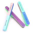 Six-Sided Nail Polishing File Creative Printing Nail Sanding Tool Buffer